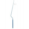 Micro Curette Bayonet-Shaped Ring Jaw, Right Curved, Anodizing