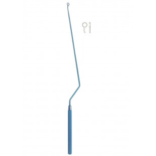 Curette Bayonet-Shaped Right Curved Double Edge, Anodizing
