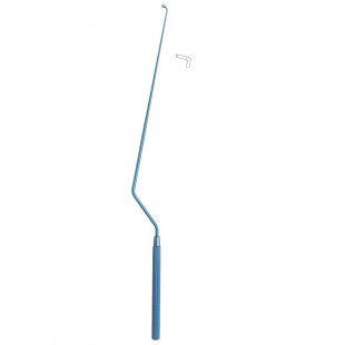 Curette Bayonet-Shaped Right Angle Downwards Curved, Anodizing