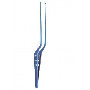 Tumour Grasping Forceps Flat Jaws Serrated, Anodizing