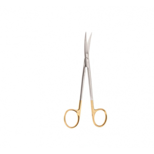 Surgical Scissors Curved, 140mm, Imported Medical Use Stainless Steel , Brushing , Basic Instrument, Shinva Surgical