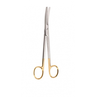 Dissecting Scissors Curved, 140mm, Imported Medical Use Stainless Steel , Brushing , Basic Instrument, Shinva Surgical