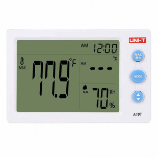 Temperature Humidity Meter A10T, Sampling Time: 10s, Alarm Clock: Rings Up To 60s, Comfortable, Uni-T