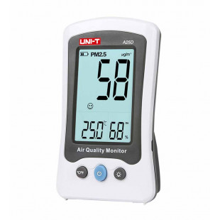 PM2.5 Meter A25D, LCD Backlight And Red Backlight Alarm, Uni-T