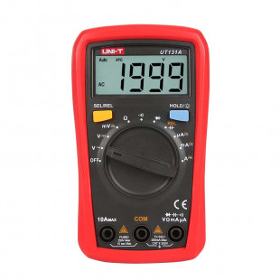 Palm Size Multimeter UT131A, Auto Range Selection, Clear LCD Display, Auto Power Off, Loud Buzzer Sound, 206g, Uni-T