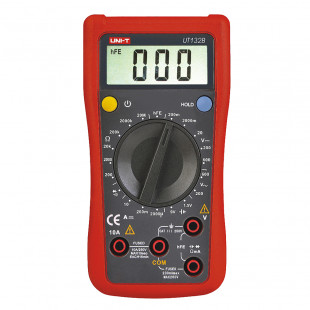 Palm Size Digital Multimeters UT132B, 2000 Display Count, Battery Test: 1.5V/ 9V, Power: 9V Battery (6F22), Uni-T