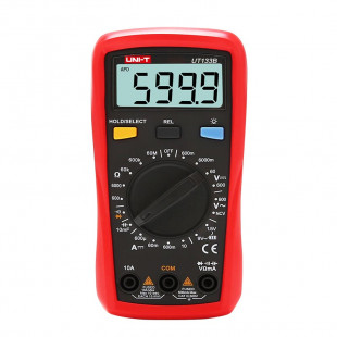 Palm Size Multimeter UT133A, Auto Range Selection, Smart Appearance, Pass 2-Meter Drop Test, Energy Saving, Uni-T