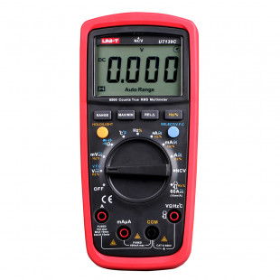 True RMS Digital Multimeter UT139C, 6000 Display Count, Bandwidth 45Hz ～1kHz, NCV Around 3V, 40pcs/Carton, Uni-T