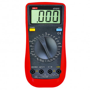 Modern Digital Multimeter UT151C, 30 Ranges In Function Selection, Data Hold, Complies With CE Directives And ETL Directives, Uni-T