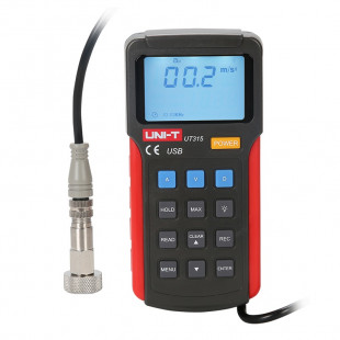 Vibration Tester UT315, Auto Power Off, Low Battery Indication, 2000 Display Count, Uni-T