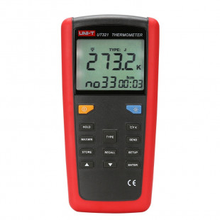 Contact Type Thermometer UT321, Single Input, Power Frequency Anti-Interference, Data Hold, LCD Backlight, Uni-T