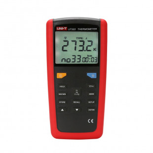 Contact Type Thermometer UT322, Dual Input, Power Frequency Anti-Interference, Data Hold, LCD Backlight, Uni-T