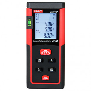 Laser Distance Meter UT390B+, 40m Measuring Distance, 635nm Laser Class, Battery Life: 8000 Times, Uni-T