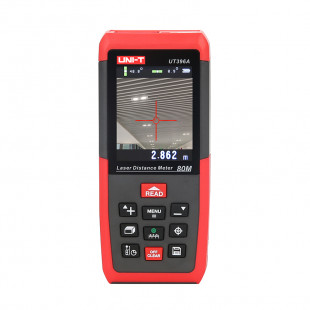 Laser Distance Meter UT396A, Range: 0.05~80m, Camera, Continuous Measurement, USB Connector, Uni-T