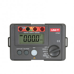 Earth Resistance Tester UT522, Over Range Indication, Test Lead Connection Alarm, Uni-T