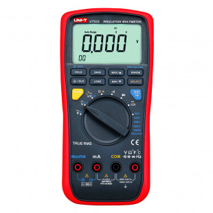 Insulation Resistance Multimeter UT531, True RMS, Diode, Auto Power Off, Continuity Buzzer, Uni-T