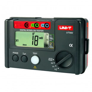 Digital RCD (ELCB) Tester UT582, No Battery Is Required, 20pcs/Carton, 400g, Uni-T