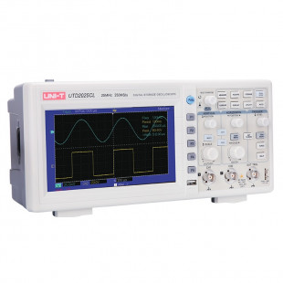 Digital Storage Oscilloscope UTD2025CL, 50MHz Bandwidth, Sample Rate 500MS/s, Rise Time ≤7ns, Uni-T