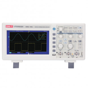 Digital Storage Oscilloscope UTD2052CEX, 100MHz Bandwidth, Rise Time: ≤3.5ns, 7 Inch Widescreen LCD Display, Uni-T