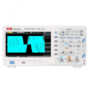 Digital Storage Oscilloscope UTD2072CEM, 100MHz Bandwidth, Rise Time: ≤3.5ns, 2 Channels, 10Mpts Waveform Recording, Uni-T