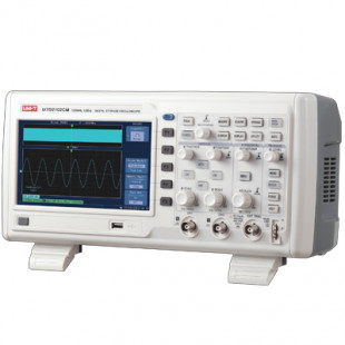 Digital Storage Oscilloscope UTD2102CM, 100MHz Bandwidth, Rise Time: ≤3.5ns, Memory Depth: 32Mpts, Vertical Sensitivity: 2mV/div~10V/div, Uni-T