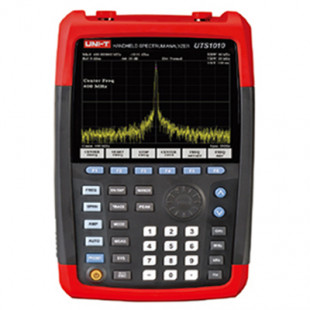 Handheld Spectrum Analyzer UTS1010, Range 9kHz～2GHz, Aging Rate ＜1ppm/Year, USB Host, USB Device, Uni-T