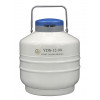Liquid Nitrogen Cylinder for Storage (Moderate), With 6ea. 120 mm High Canisters , Capacity 12L, Empty Weight 9kg, YDS-12-90-6, Chart 