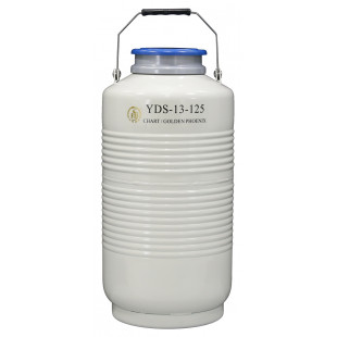 Large Caliber Liquid Nitrogen Cylinder, No Canister , Capacity 13L, Empty Weight 7.9kg, YDS-13-125, Chart 