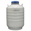 Liquid Nitrogen Cylinder for Storage (Moderate),With 6ea. 120 mm High Canisters , Capacity 31.5L, Empty Weight 13.5kg, YDS-30-80, Chart 