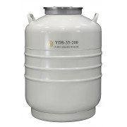 Large Caliber Liquid Nitrogen Cylinder, No Canister, Capacity 35.5L, Empty Weight 15.3kg, YDS-35-200, Chart 