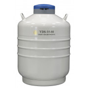 Liquid Nitrogen Cylinder for Storage (Large),With 6ea. 276 mm High Canisters, Capacity 35.5L, Empty Weight 14.1kg, YDS-35-80, Chart 