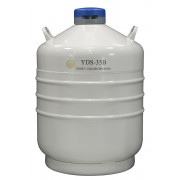 Liquid Nitrogen Cylinder for Transportation, With 6ea. 120 mm High Canisters, Capacity 35.5L, Empty Weight 14kg, YDS-35B, Chart 