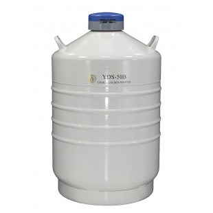 Liquid Nitrogen Cylinder For Transportation, With (6) 120 mm Canisters , Capacity 50L, Empty Weight 21.1kg, YDS-50B, Chart