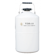 Upgrade Liquid Nitrogen Cylinder for Storage, For Small Storage, With 6ea. 120 mm High Canisters , Capacity 10L, Empty Weight 6.2KG, YDS-10, Chart 