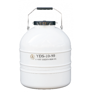 Upgraded Liquid Nitrogen Cylinder for Storage, With 6ea. 127 mm High Canisters , Capacity 10.5L, Empty Weight 8.1KG, YDS-10-90, Chart 