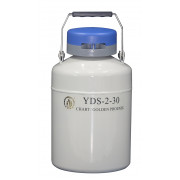 Liquid Nitrogen Cylinder for Storage, For Small Storage, With 3ea. 120mm High Canisters , Capacity 2L, Empty Weight 2.9KG, YDS-2-30, Chart