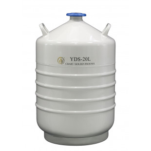 Liquid Nitrogen-Only Cylinder, No canister/neck ring, Capacity 20L, Empty Weight 11.2Kg, YDS-20L, Chart 