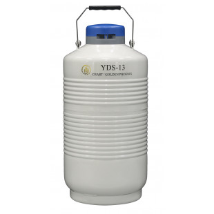 Liquid Nitrogen Cylinder for Storage (Moderate), With 6ea. 276 mm High Canisters , Capacity 13L, Empty Weight 7kg, YDS-13, Chart