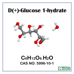 D(+)-Glucose 1-hydrate, CP, HmbG, 500 gm