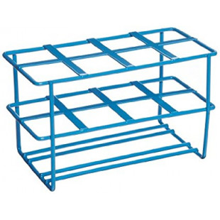 Rack for Centrifuge Tube, D-28 mm, 8 holes for 50 mL, Conical Bottom Tube, Blue Wire Type