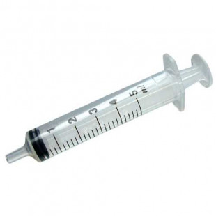 Syringe Luer-Slip, 5 mL, with Needle Plastic, Non-Medical Usage (20pcs/pack)