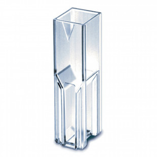 Square Top Cuvette 1.5 mL, Path Length 10 mm, Height 45 mm, HmbG (100pcs/box)