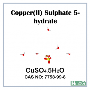 Copper (II) Sulfate 5-hydrate, AR, HmbG** XN,N 9/III, 1 kg