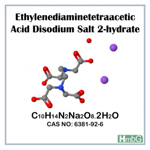 Ethylenediaminetetraacetic Acid Disodium Salt 2-hydrate HmbG, 500 gm