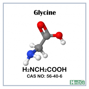Glycine (Aminoacetic Acid), CP, HmbG, 500 gm