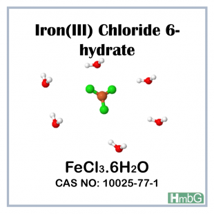 Iron (III) Chloride 6-hydrate, PRS, HmbG** XN, 1 kg
