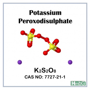 Potassium Peroxodisulfate, PRS, HMBG** (Potassium Persulfate) O, XN 5.1/III, 500 gm