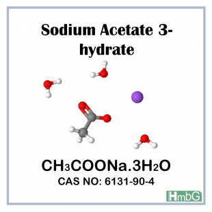 Sodium Acetate 3-hydrate, PRS, HmbG, 500 gm
