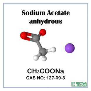 Sodium Acetate Anhydrous, CP, HmbG, 500 gm