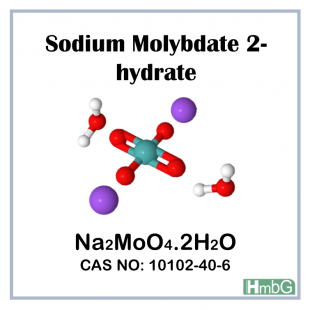 Sodium Molybdate 2-hydrate, AR, HmbG, 500 gm